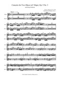 Concerto for Two Oboes and String Orchestra in F Major