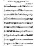 Concerto for Oboe in Bb Major