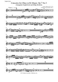 Concerto for English horn in Bb Major
