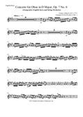 Concerto for English horn in D Major