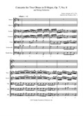 Concerto for Two Oboes and String Orchestra in D Major