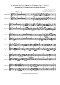Concerto for Two English horns in D Major